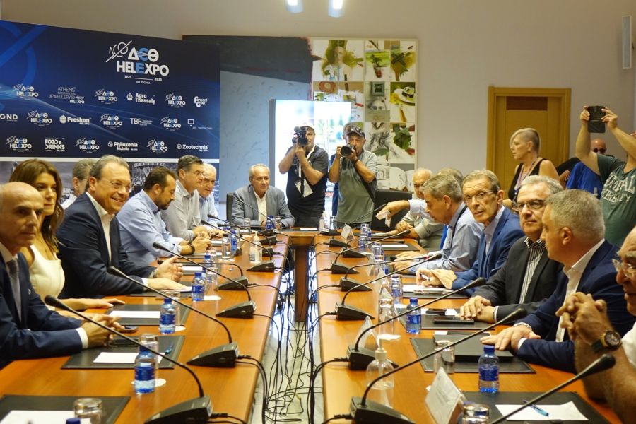 Συνάντηση του προέδρου  του ΣΥΡΙΖΑ-ΠΡΟΟΔΕΥΤΙΚΗ ΣΥΜΜΑΧΙΑ,  κ. Σωκράτη Φάμελλου,  με το δ.σ. της ΔΕΘ-HELEXPO